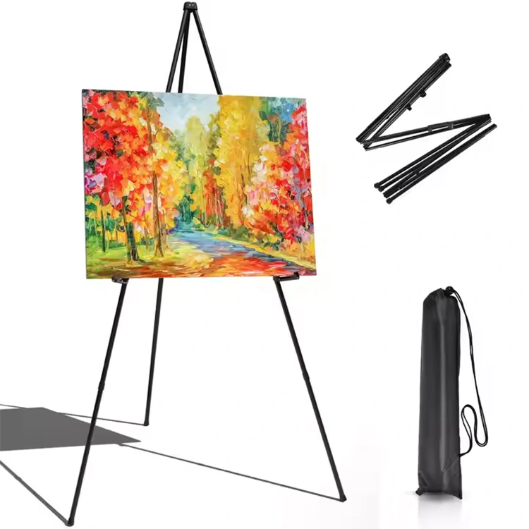 Art kijelző fémállvány festőállvány