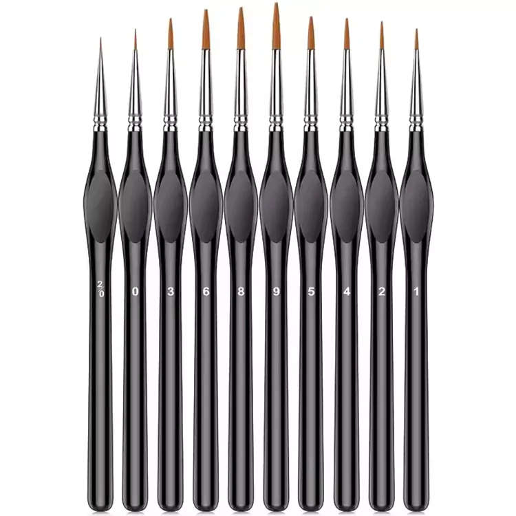 Részletes festékkefe