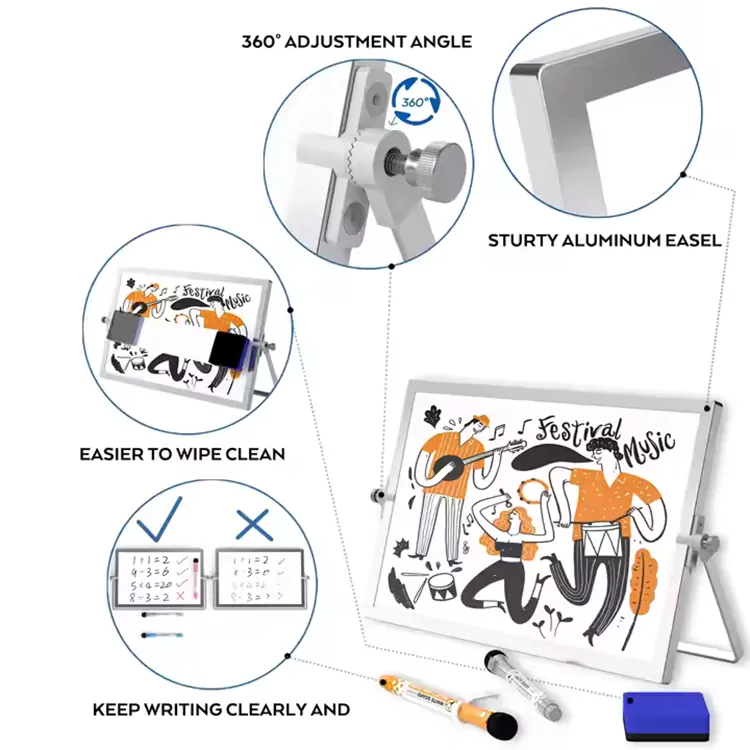 Desktop Magnetic Whiteboard
